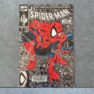 Spider-Man #1 Torment Part One Direct Edition Silver Cover Marvel 1990